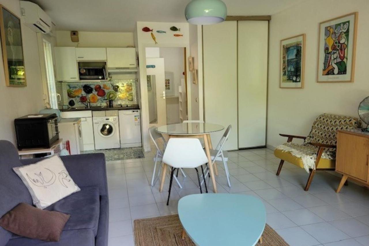Nice Studio 30 M With Terrace And Pool Antibes Extérieur photo
