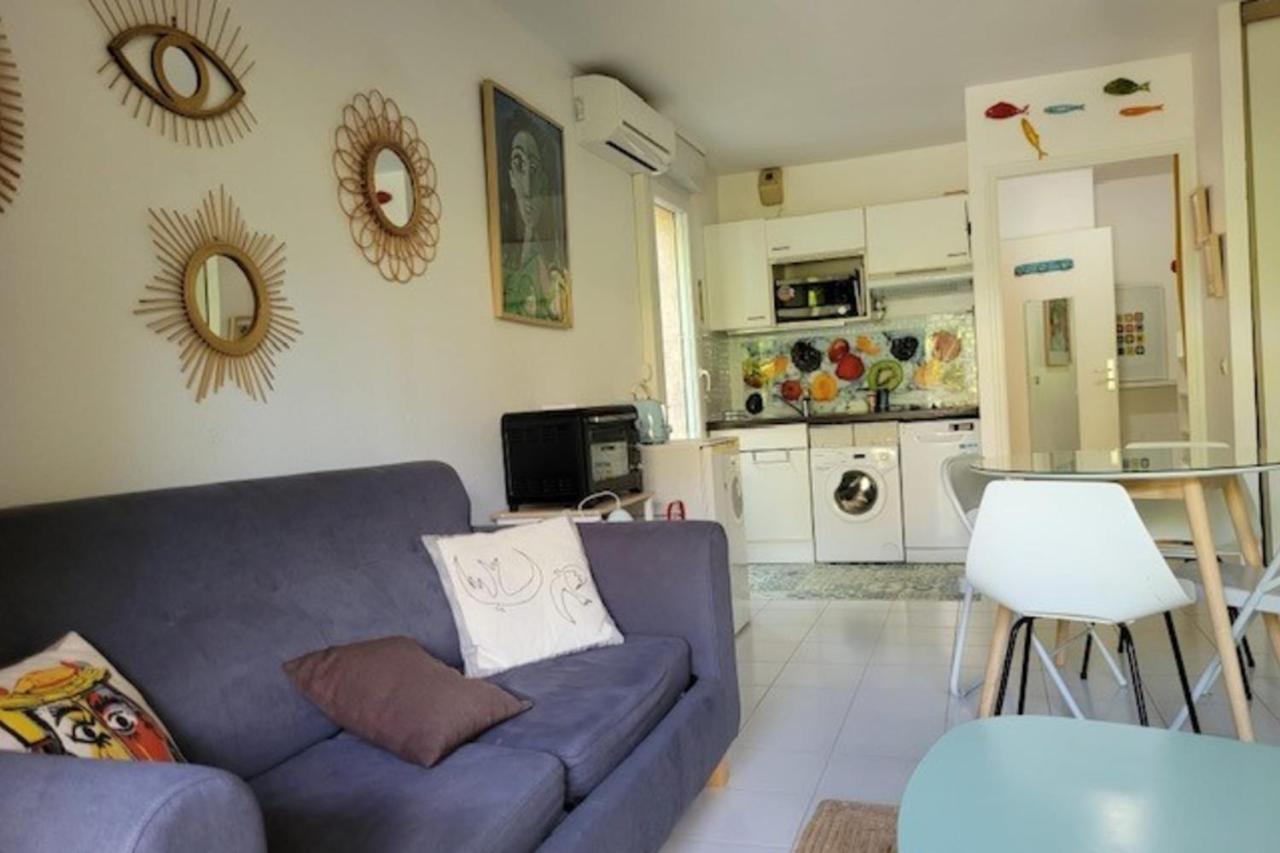 Nice Studio 30 M With Terrace And Pool Antibes Extérieur photo